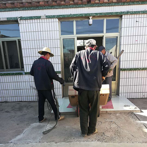 煤改电项目，发货与入户图片