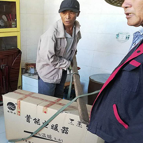 煤改电项目，发货与入户图片