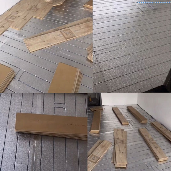 干铺电地暖施工